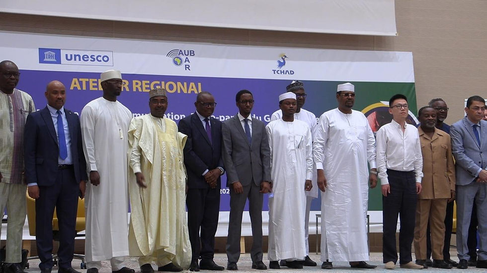 AUB UNESCO regional workshop in Chad during ONAMA membership announcement