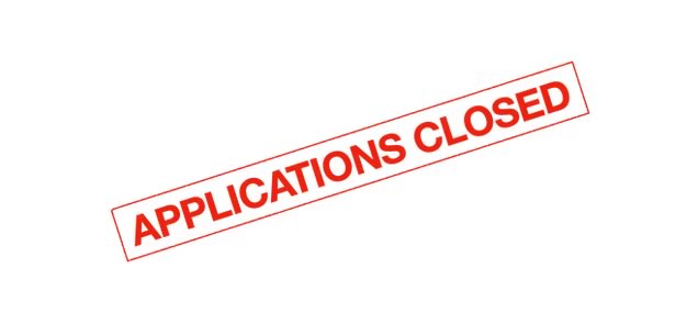 applications closed